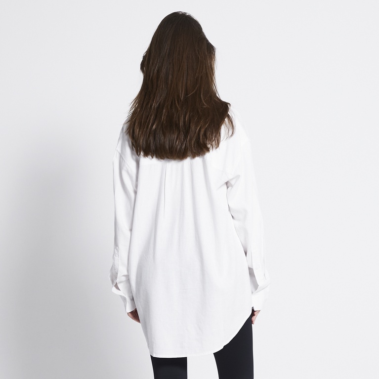 Linen blend shirt "Dina" White